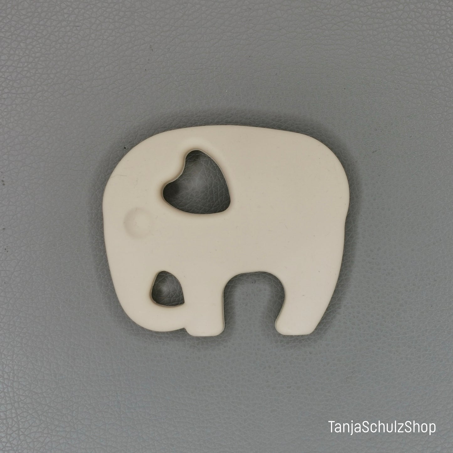 Set Schnullerkette mit Anhänger "Elefant", personalisiert mit Namen