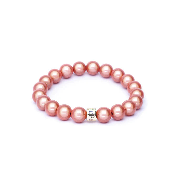 Magic Pearl - Armband Farbe Apricot