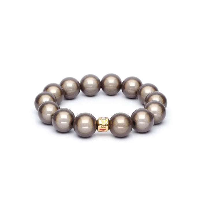 Magic Pearl - Armband Farbe Taupe