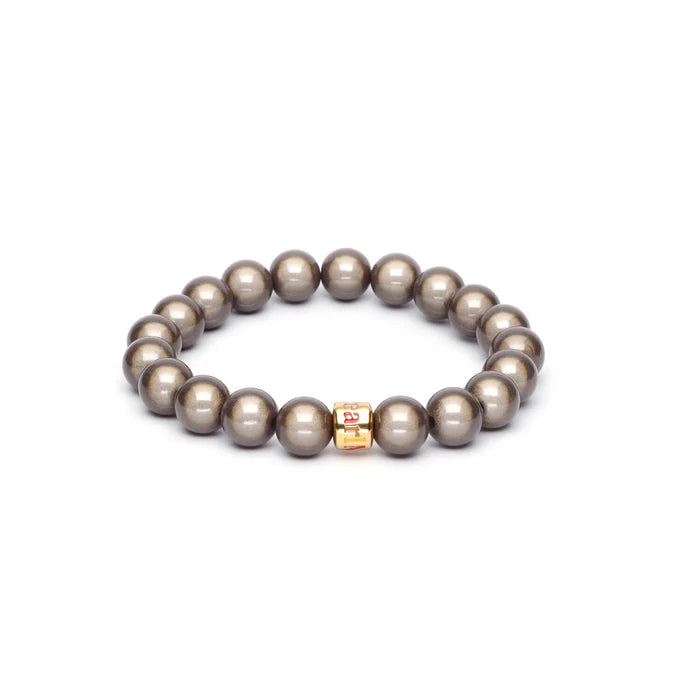 Magic Pearl - Armband Farbe Taupe