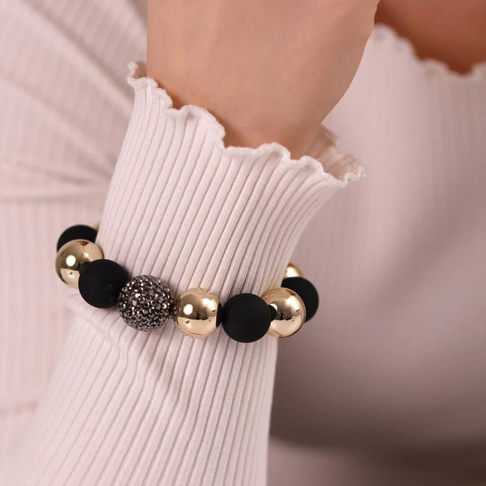 Magic Pearl - Armband Farbe schwarz/gold PoS Exclusive