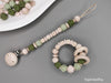 Set aus Greifring und Schnullerkette, personalisiert mit Namen - Tanja Schulz Shop